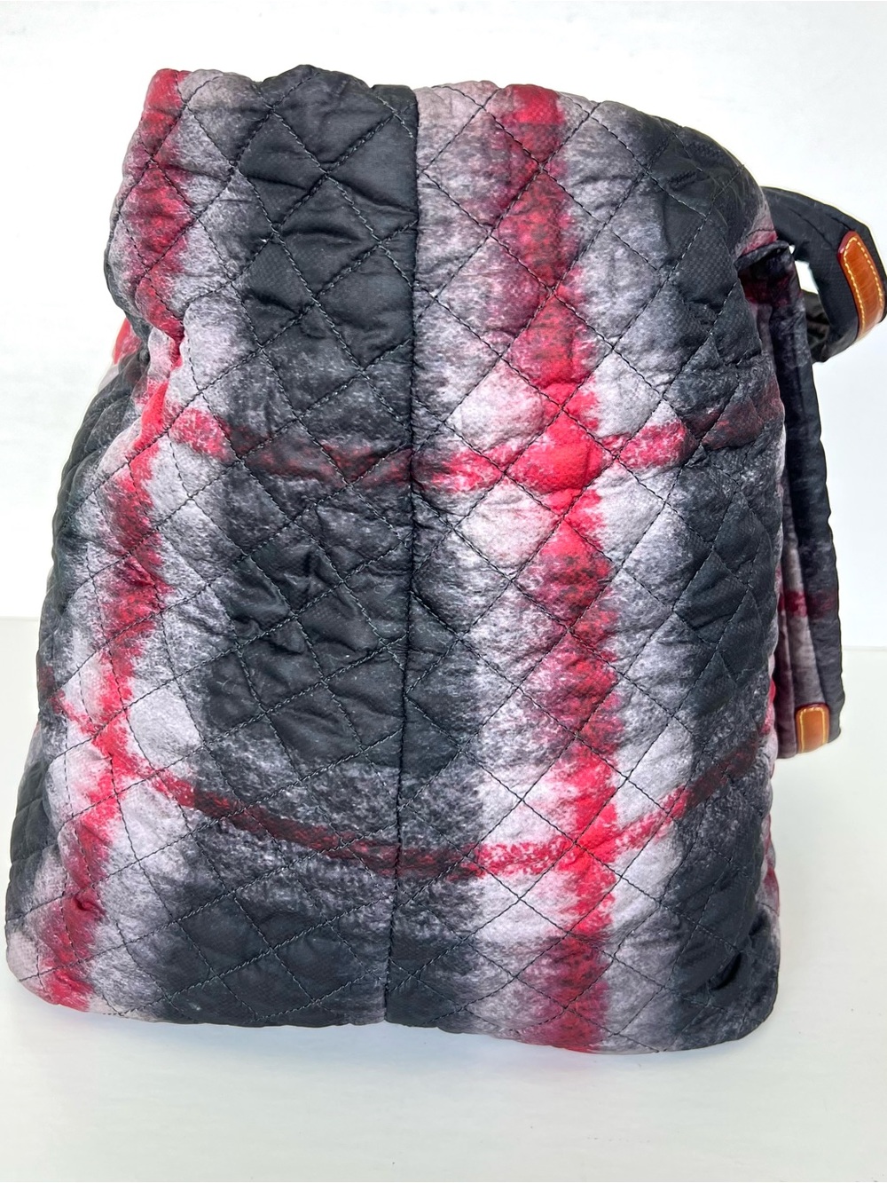 MZ WALLACE Metro Multicolor Quilted Nylon Lightweight EX Large Shoulder Bag Tote - Picture 6 of 16